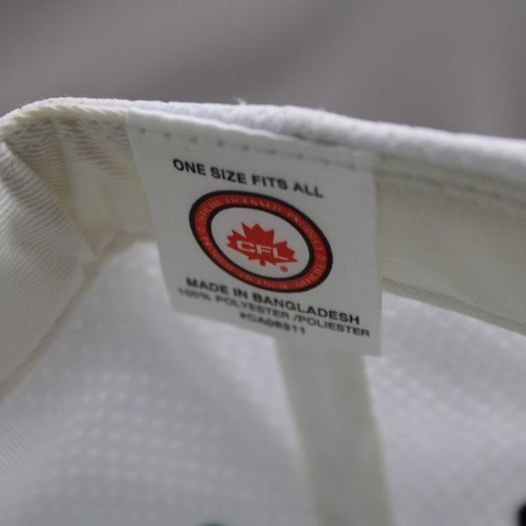 Saskatchewan Roughriders Hat (VTG) - Arch Script by Puma - Adult Gripback - Picture 9 of 10